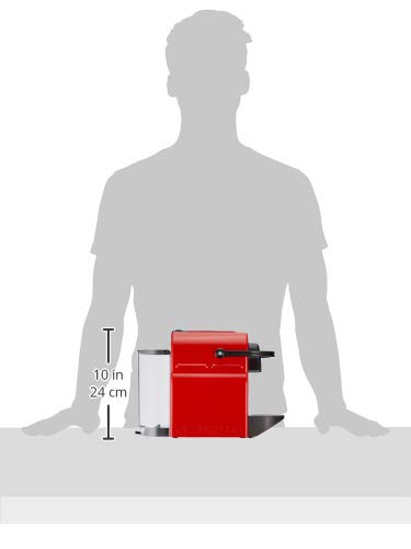 Solyrex Inissia – Machine à Café Expresso Compacte, Réservoir 0,7 L, Rouge Rubis