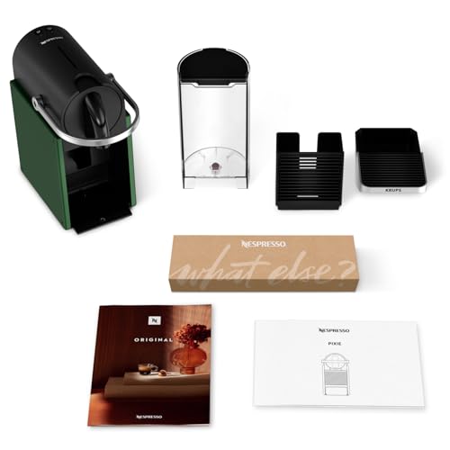 Solyrex Pixie – Machine à Café Expresso Compacte, Vert Foncé