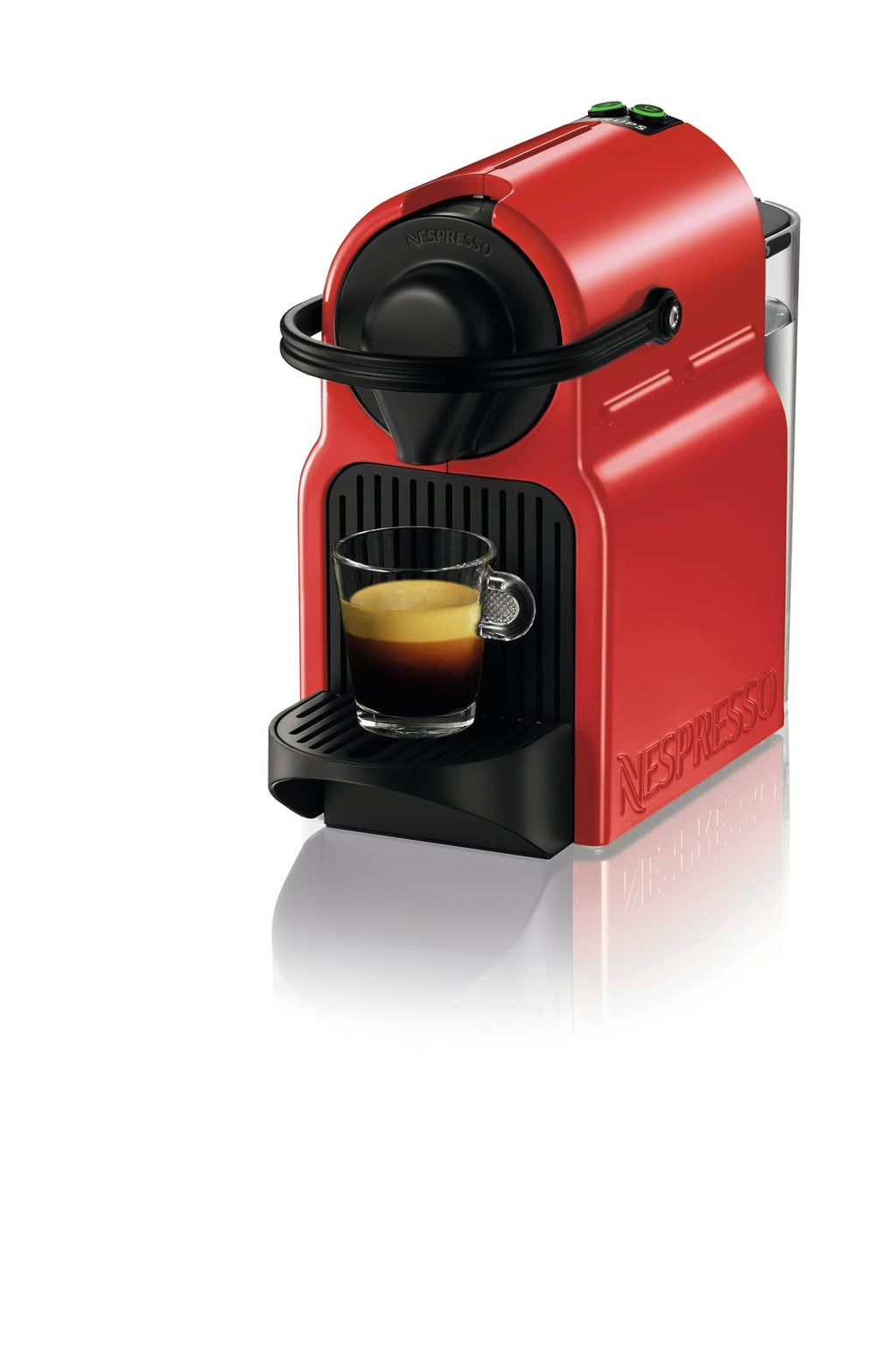 Solyrex Inissia – Machine à Café Expresso Compacte, Réservoir 0,7 L, Rouge Rubis