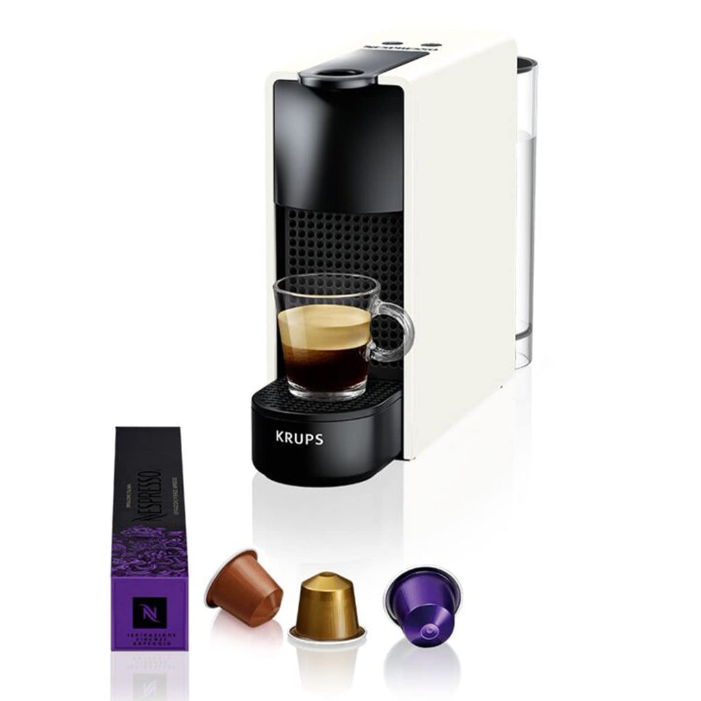Solyrex Essenza Mini – Machine à Café Compacte et Légère, Blanc
