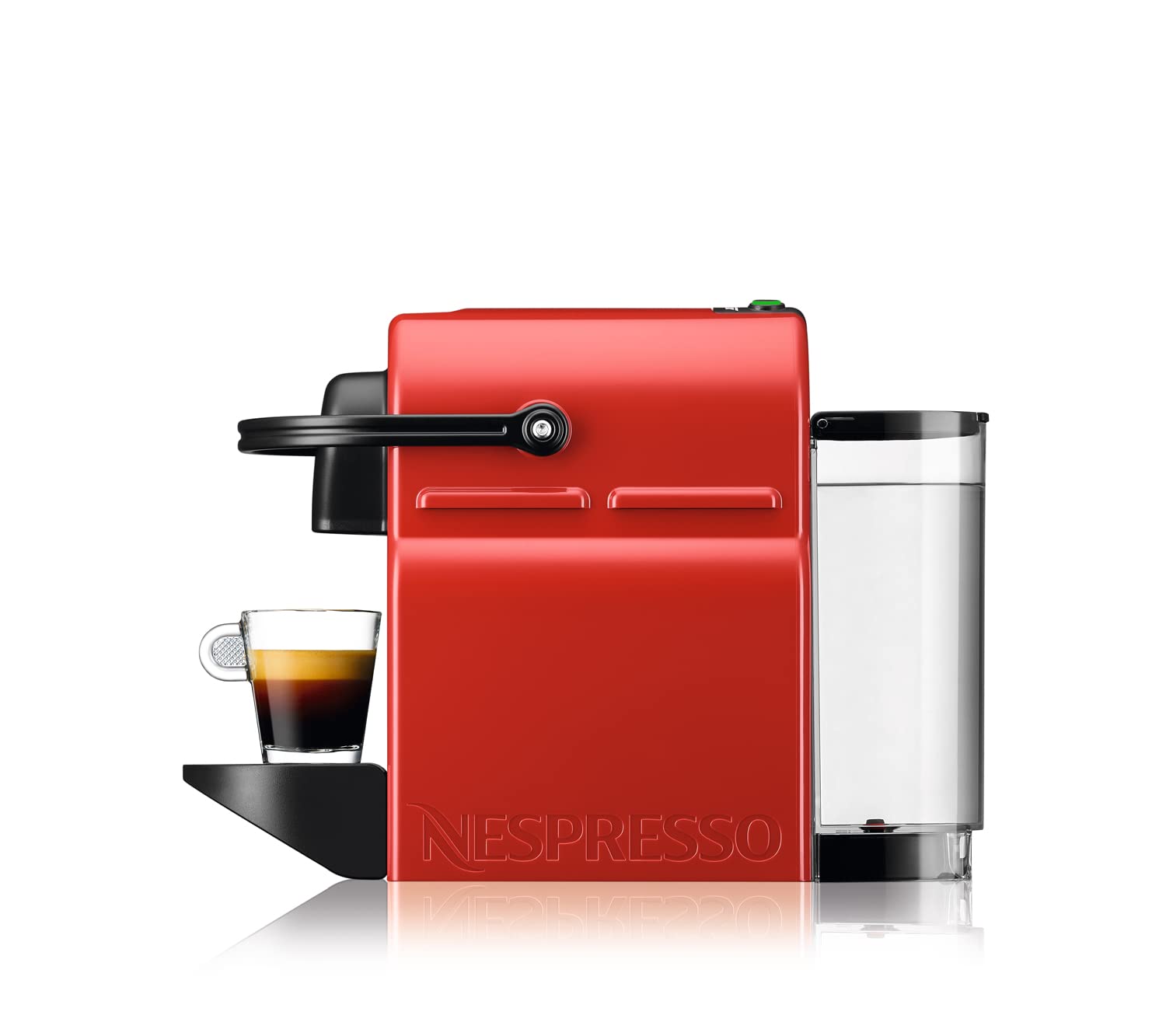 Solyrex Inissia – Machine à Café Expresso Compacte, Réservoir 0,7 L, Rouge Rubis