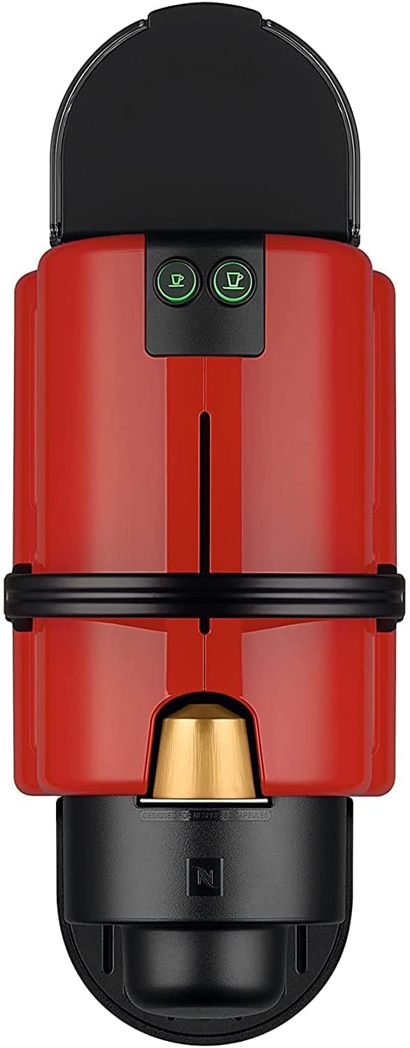 Solyrex Inissia – Machine à Café Expresso Compacte, Réservoir 0,7 L, Rouge Rubis