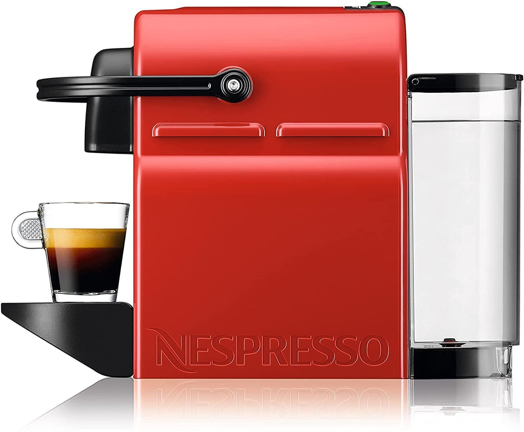 Solyrex Inissia – Machine à Café Expresso Compacte, Réservoir 0,7 L, Rouge Rubis