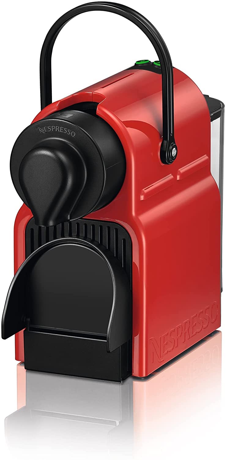 Solyrex Inissia – Machine à Café Expresso Compacte, Réservoir 0,7 L, Rouge Rubis