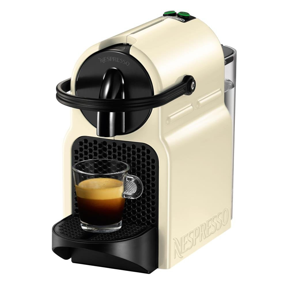 Solyrex Inissia – Machine à Café à Capsules, Compacte, 19 Bars, Blanc Crème
