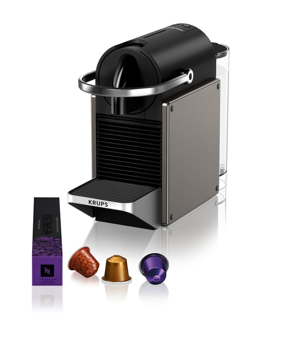 Solyrex Pixie – Machine à Café Expresso Design Métal, Titane